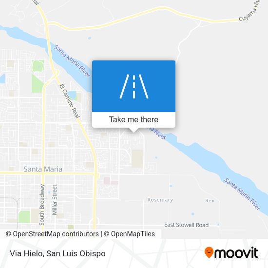 Via Hielo map