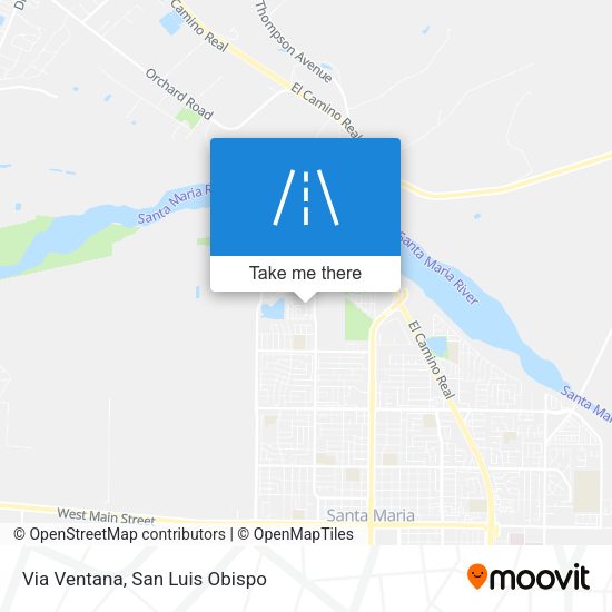 Via Ventana map