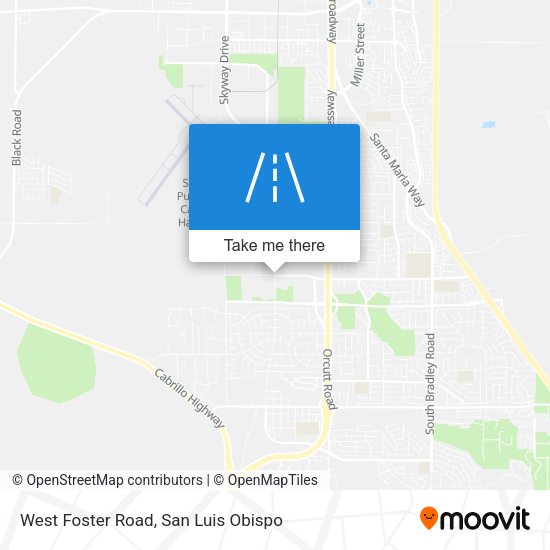 West Foster Road map