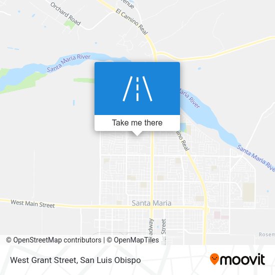 West Grant Street map