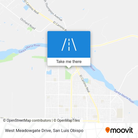 Mapa de West Meadowgate Drive