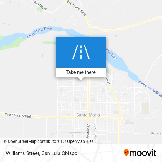 Williams Street map