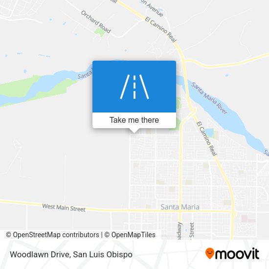 Mapa de Woodlawn Drive