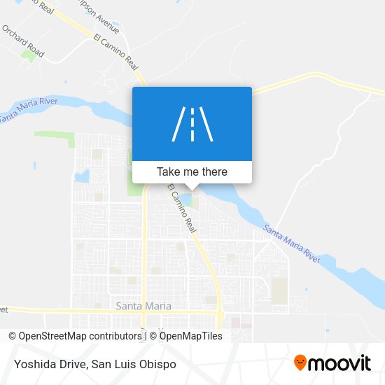 Yoshida Drive map