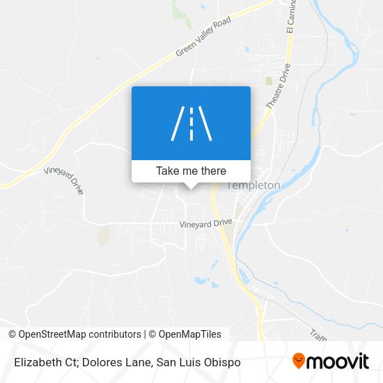 Elizabeth Ct; Dolores Lane map