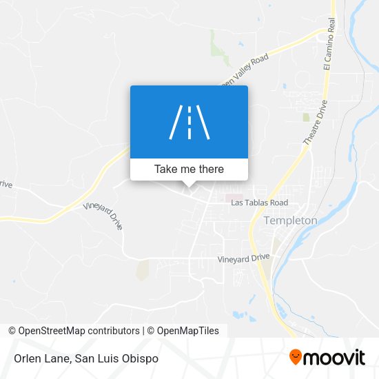 Mapa de Orlen Lane