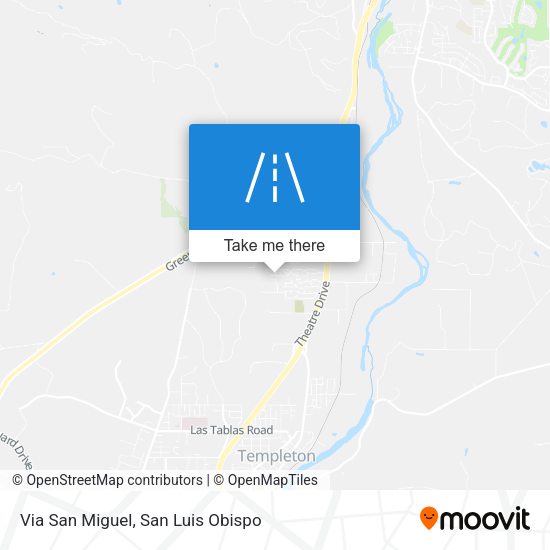 Via San Miguel map