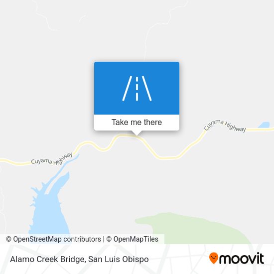 Alamo Creek Bridge map