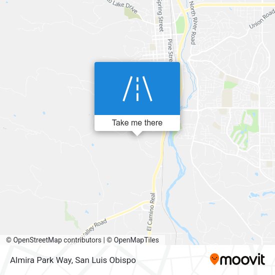 Almira Park Way map