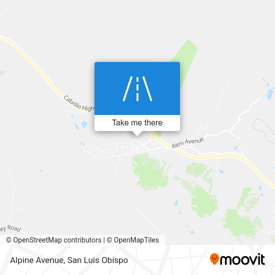 Alpine Avenue map