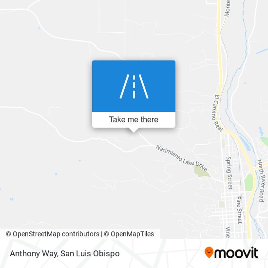 Anthony Way map