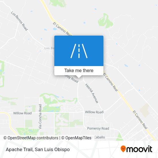Apache Trail map