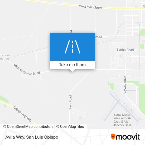 Mapa de Avila Way