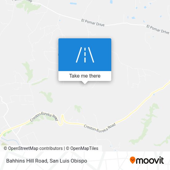 Mapa de Bahhins Hill Road