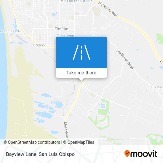 Mapa de Bayview Lane