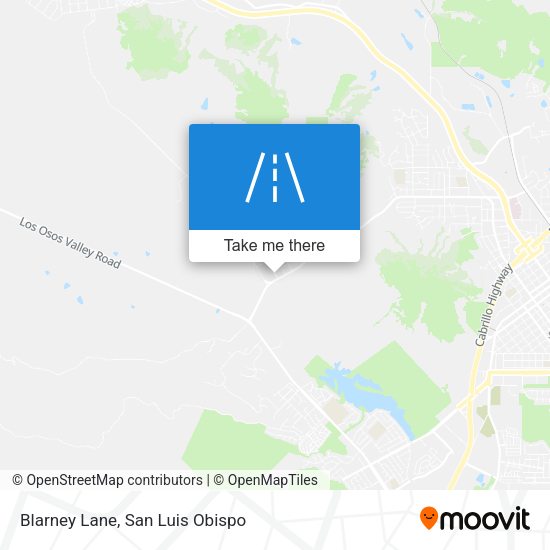 Blarney Lane map