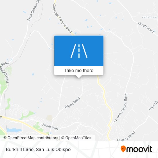 Burkhill Lane map