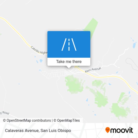 Mapa de Calaveras Avenue