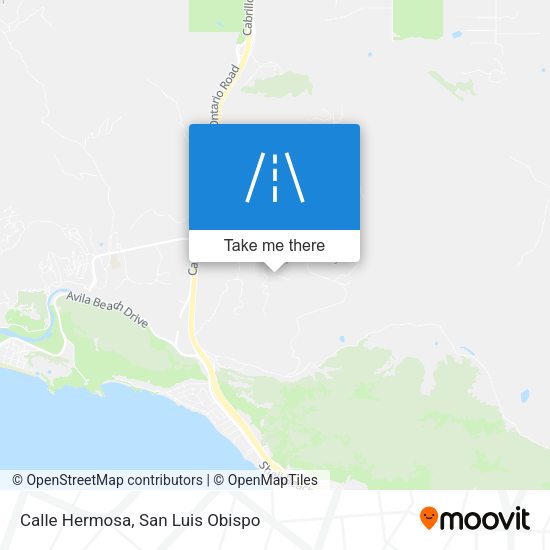 Calle Hermosa map