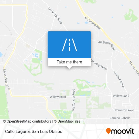 Mapa de Calle Laguna
