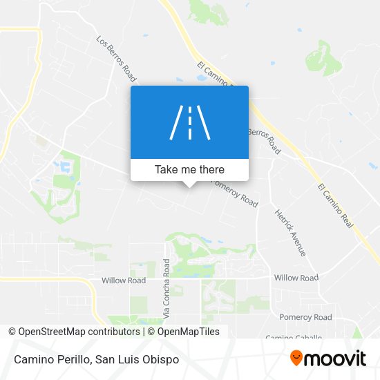 Camino Perillo map