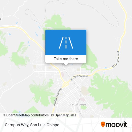 Campus Way map