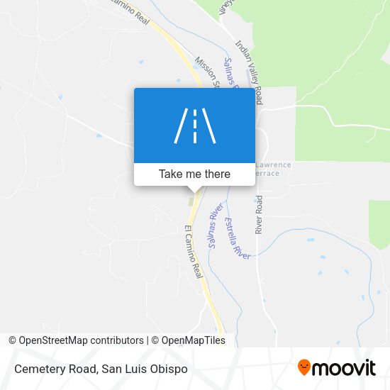 Cemetery Road map