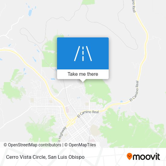 Mapa de Cerro Vista Circle