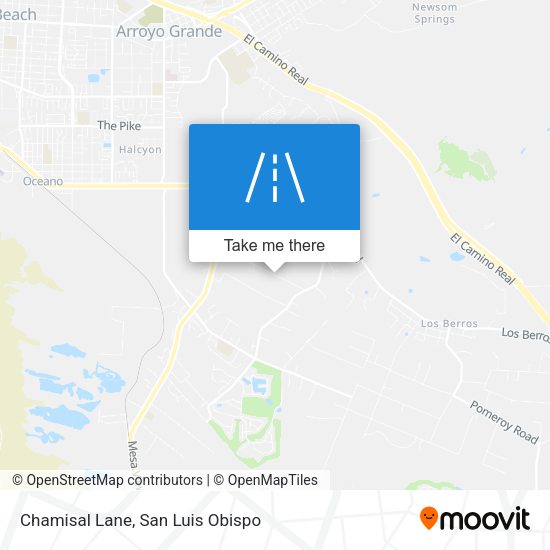 Mapa de Chamisal Lane