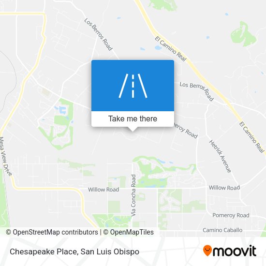 Chesapeake Place map