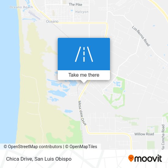 Chica Drive map