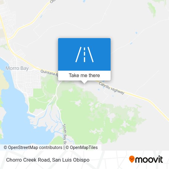 Mapa de Chorro Creek Road