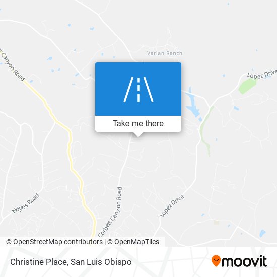 Christine Place map