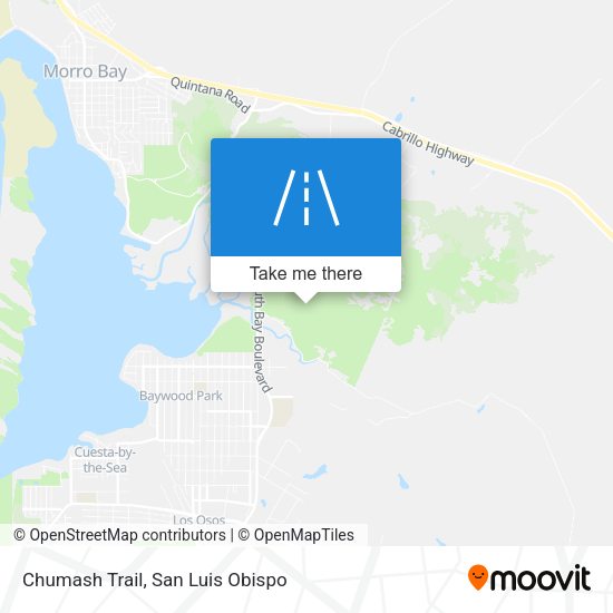 Mapa de Chumash Trail
