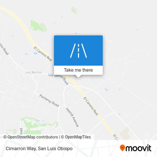 Cimarron Way map