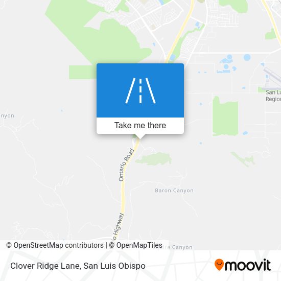 Mapa de Clover Ridge Lane