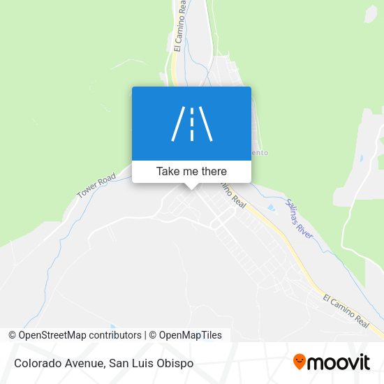 Colorado Avenue map