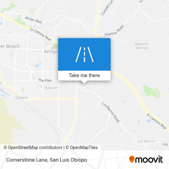 Cornerstone Lane map