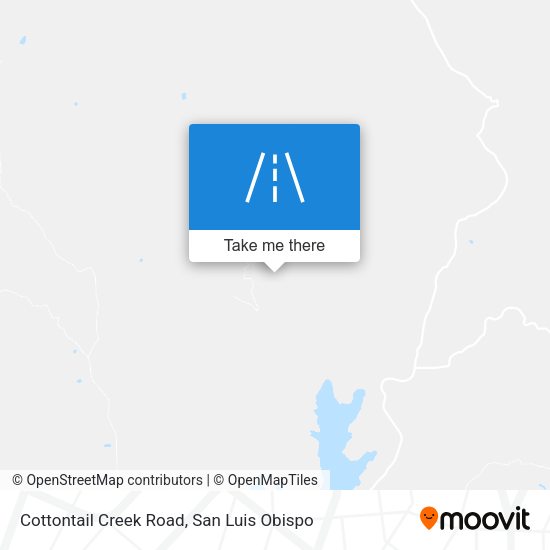 Mapa de Cottontail Creek Road