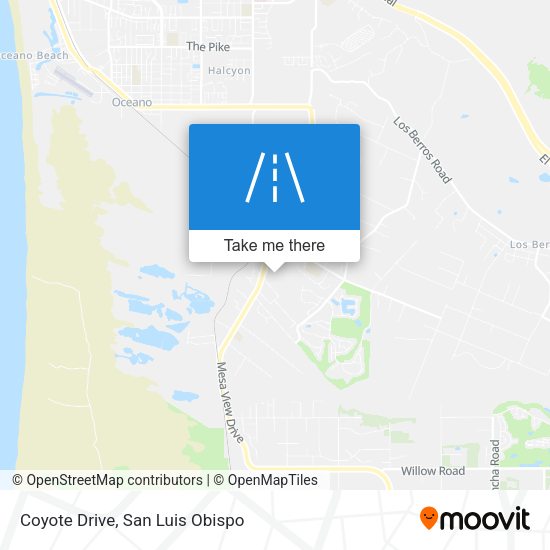 Mapa de Coyote Drive