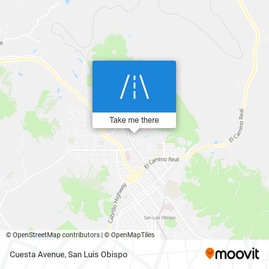 Cuesta Avenue map