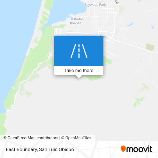 East Boundary map