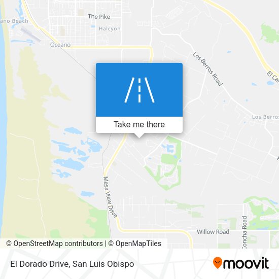 El Dorado Drive map