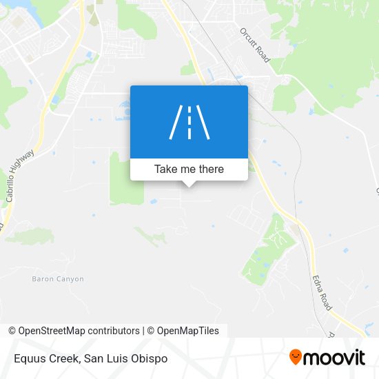 Equus Creek map
