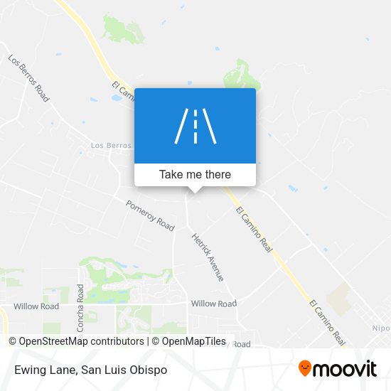 Mapa de Ewing Lane