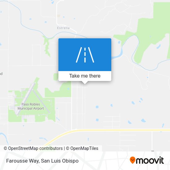 Farousse Way map