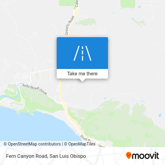 Mapa de Fern Canyon Road