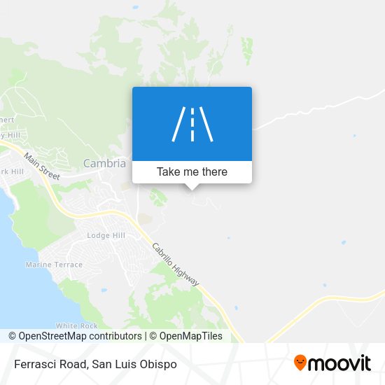 Mapa de Ferrasci Road