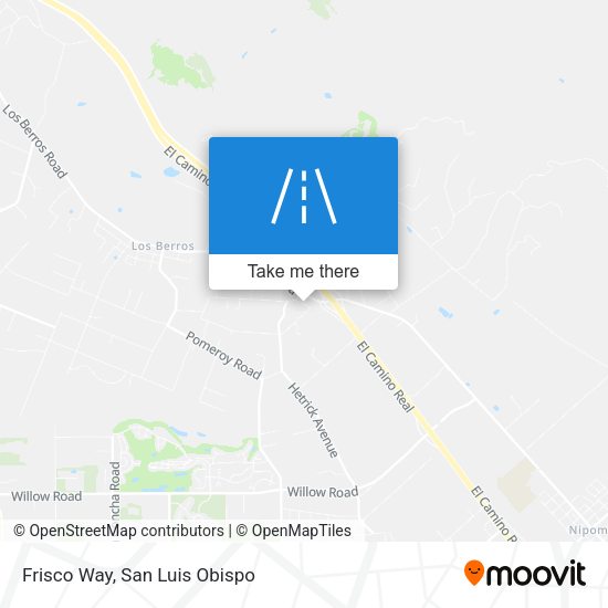 Frisco Way map