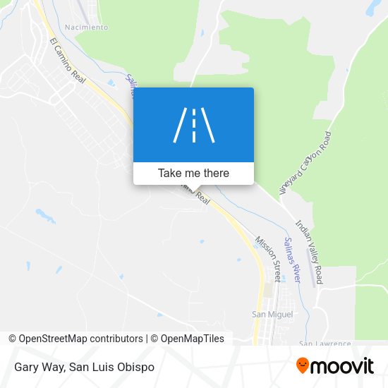 Gary Way map